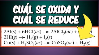 ¿OXIDACIÓN o REDUCCIÓN  Cómo saberlo [upl. by Ariadne]