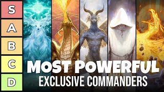 The Most Powerful Exclusive Commanders  Power Tier List  EDH  Commander  Magic the Gathering [upl. by Nylyahs]