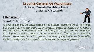 Cuarta Sesión  Junta General de Accionistas [upl. by Sillyhp]