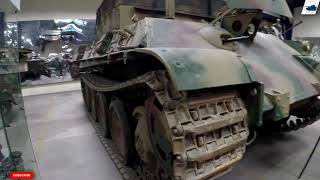 Bergepanther AusfG  Walkaround  Saumur Tank Museum [upl. by Lehcyar]