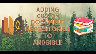 How to setup custom document repositories in AndBible [upl. by Nirroc]