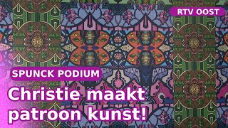 Christie maakt met patronen hele unieke kunst  SPUNCK [upl. by Weider]