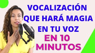 10 MINUTOS de VOCALIZACÓN que hará MAGIA en tu voz Calentamiento vocal  Natalia Bliss [upl. by Vyse]