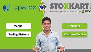 Upstox Vs Stoxkart  Trading Platform Margin Brokerage [upl. by Enaenaj]