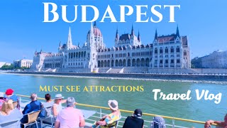 Budapest Hungary Parliament house Fishermans Bastion The Chain Bridge World Marathon 2023 4K [upl. by Nylcaj]