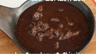 Ethiopian Food  Beef Wot Recipe  Berbere Injera Amharic wet wat doro [upl. by Inez477]