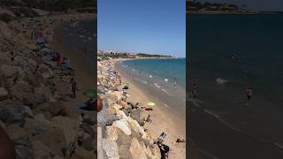 Playa de Tarragona tarrago espanha cataluña brasileirosnaeuropa [upl. by Heber48]