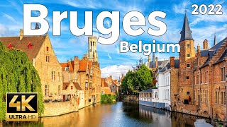 Bruges 2022 Belgium Walking Tour 4k Ultra HD 60 fps  With Captions [upl. by Severson572]