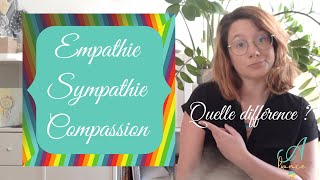 Empathie  Sympathie  Compassion  nuances et différences [upl. by Broome]