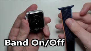 Apple Watch How to Change Band  Put On  Take Off Series 6 or ANY [upl. by Eleen]