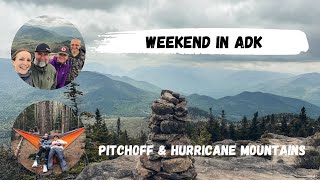 Pitchoff and Hurricane mountain in the Adirondacks pitchoffmountain hurricanemountain hikinging [upl. by Zohara]