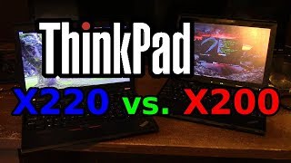 ThinkPad X200 vs X220 Comparison [upl. by Elboa948]