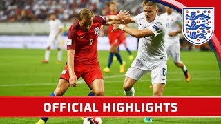 Slovakia 01 England 2018 World Cup Qualifier  Official Highlights [upl. by Norahs]