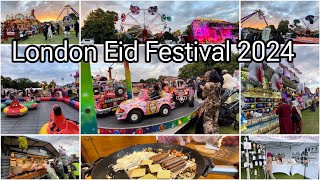 Eid Festival in London  2nd Day Eid celebrations 2024 [upl. by Dola]