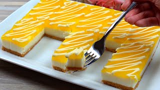 If you have Lemon Make this Dessert in 10 Minutes NoBake No Gelatin Easy and Delicious [upl. by Scarlet]