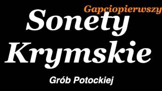 quot Grób Potockiejquot  Adam Mickiewicz Sonety Krymskie [upl. by Nonie]