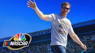 Dale Earnhardt Jr takes on Ryan Blaney in pop culture quiz I NASCAR I NBC Sports [upl. by Ronal]