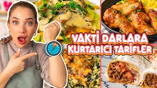 Çalışanlara Vakti Darlara 4 Kurtarıcı Tarif 🥘 [upl. by Wardlaw]