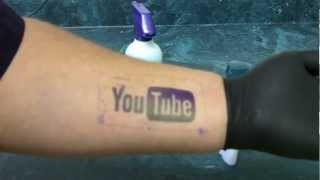 Tattoo Stencil How to apply with Deodorant [upl. by Puff135]