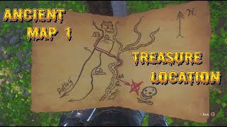 Kingdom Come Deliverance  Ancient Map 1 Treasure Location Detailed Walkthrough [upl. by Norad]