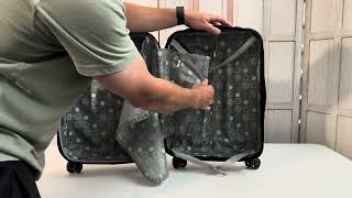 Rockland Melbourne Hardside Expandable Spinner Wheel Luggage Review [upl. by Cacilie116]