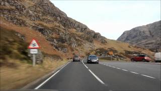 Driving Through Glencoe  Part 1 The Beauty Of Scotland [upl. by Sul]