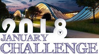 January challenge  2018  Architecture Daily Sketches [upl. by Dupre]