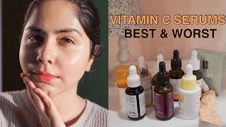 I Tried 10 Vitamin C Serums so You Don’t Have To  BEST amp WORST vitamin c serums in India [upl. by Eillak]