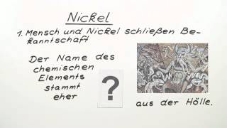 Eigenschaften des chemischen Elements Nickel  Chemie  Allgemeine und anorganische Chemie [upl. by Hasina710]