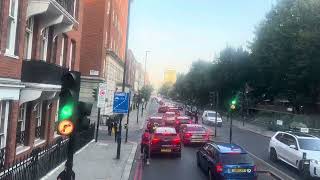 London Bus Ride 🇬🇧 Route 185 from Victoria Station to Lewisham Station pls Subscribe Like 👍 Share [upl. by Enilrek]