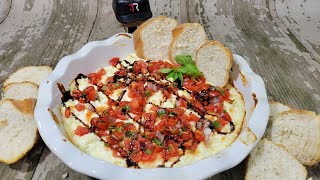 Simple Bruschetta Goat Cheese Dip [upl. by Nagem]