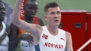 Jakob Ingebrigtsen wins Mens 5000m finals for Norway in Olympics 2024 [upl. by Nielson994]