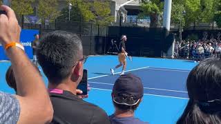 Stefanos Tsitsipas serve practice HD 1080p [upl. by Ahsekel]