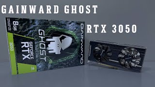 GAINWARD GHOST RTX 3050 8GB UNBOX INSTALL TEST [upl. by Ahsata401]