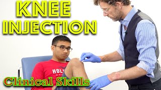 Anterior Knee Injection  Elite Sports Medicine  Lethbridge [upl. by Amelina]