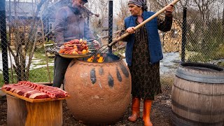 Crafting a Tandoor Oven amp Cooking Lamb and Veggies [upl. by Cecil353]