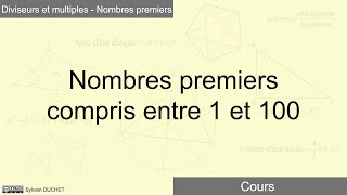 Nombres premiers compris entre 1 et 100 [upl. by Stoughton]