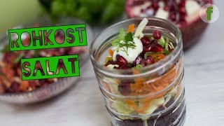 Rohkost Salat  Gesunde Ernährung  Salat Rezepte  lecker und gesund [upl. by Arratoon]