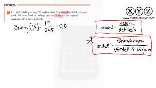 X 46 Andel i procentform II [upl. by Argus213]