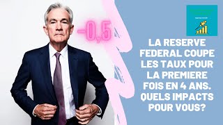 Impact de la Baisse des Taux de la FED sur la France  Livret A Immobilier Épargne et Plus [upl. by Inneg]