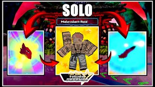 Solo Malevolent Raid  NO TS AIZEN e YMIR 7  All star Tower Defense roblox [upl. by Alakim]