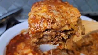 Beef Enchilada Casserole  How To Make Enchilada Sauce  Simply Mamá Cooks [upl. by Fanchet]