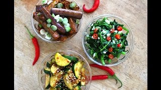 3 Korean Banchan Side Dishes  Easy Korean Recipes [upl. by Allistir]