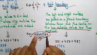 Hashing methods  Folding  Rotation amp Random  Part44  Data Structures  Lec66  Bhanu Priya [upl. by Cirilla]