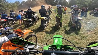 MidEast Hare scramble series Welborn Farms Boonville NC AM Bikes  09082024 [upl. by Srevart]