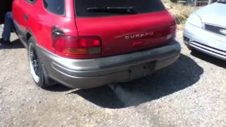 1998 Impreza Outback sport exhaust [upl. by Mandel]