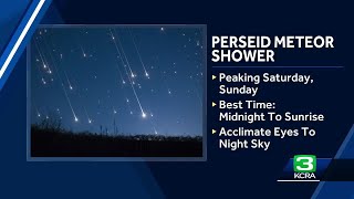 Perseid Meteor Shower peaks this weekend [upl. by Weitman]