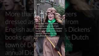 Dutch Town Hosts Worlds Largest Dickens Festival [upl. by Nive]