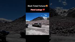 Fortuner Black Mirror ❌ Challan ❓ Petrol Leakage thedograrider shorts [upl. by Ylrbmik]