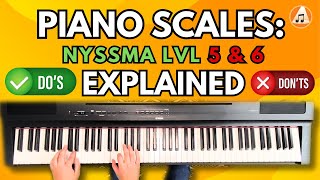 Piano Scales NYSSMA Levels 56 [upl. by Kulda]